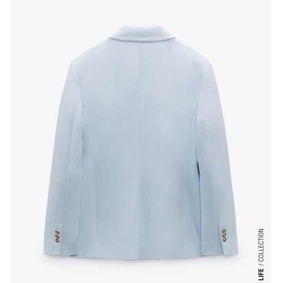 ZARA Double Breasted Balmain Style Blazer - Picture 11 of 16